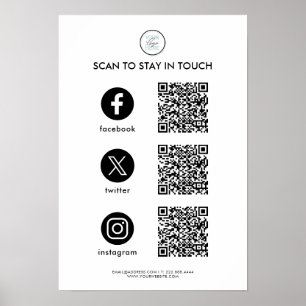 QR-Code für Social Media Poster