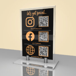 QR-Code für Social Media Tischnummer