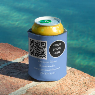 QR-Code für soziale Medien Dosenkühler