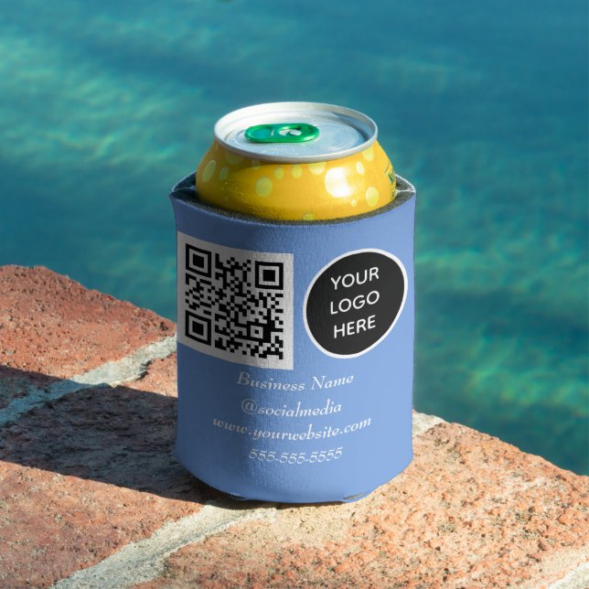 QR-Code für soziale Medien Dosenkühler (In Situ Pool)