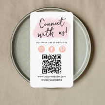 QR-Code für soziale Medien - Verbindung mit unsere