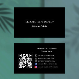 QR-Code für soziale Medien Visitenkarte