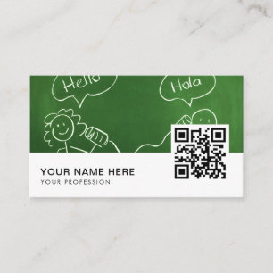 QR-Code für Spanisch Visitenkarte