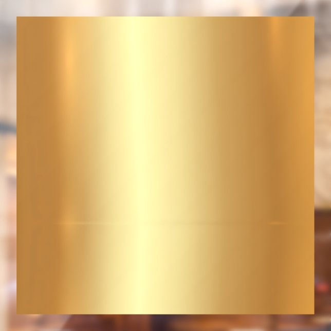 QR-Code für Unternehmen hochladen Gold-Blank Fensteraufkleber (Blatt 2)