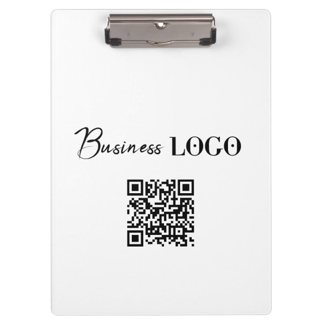 QR-Code für Unternehmen Klemmbrett (Vorderseite)