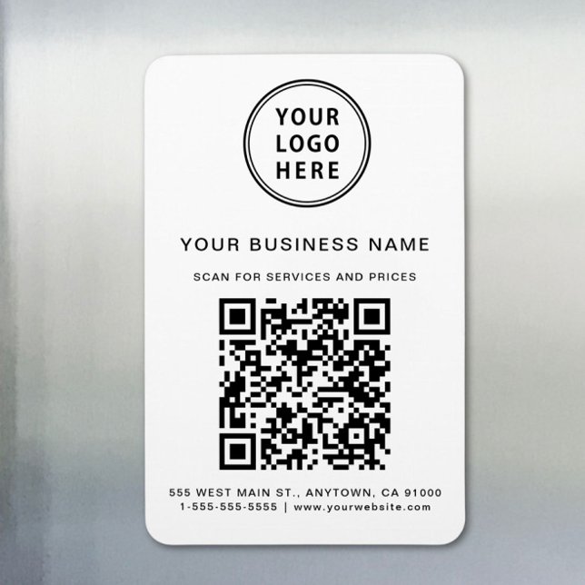 QR-Code für Unternehmen Magnet (Von Creator hochgeladen)