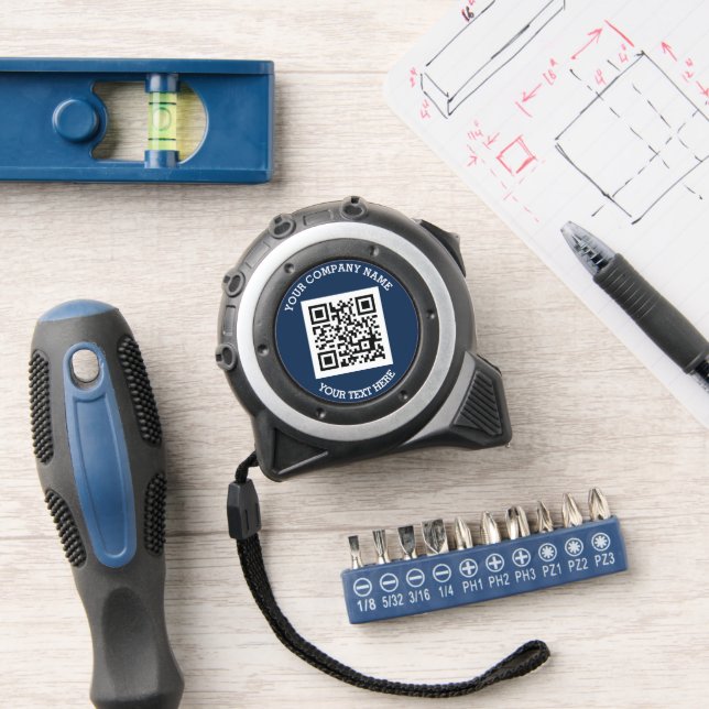 QR-Code für Unternehmen Maßband (Werkstatt)