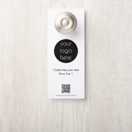 QR-Code für Unternehmen mit benutzerdefiniertem Fi Türanhänger