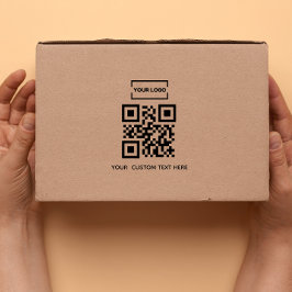 QR-Code für Unternehmen und benutzerdefinierter Te Gummistempel