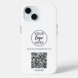QR-Code für Unternehmen und Firmenlogo Case-Mate iPhone Hülle