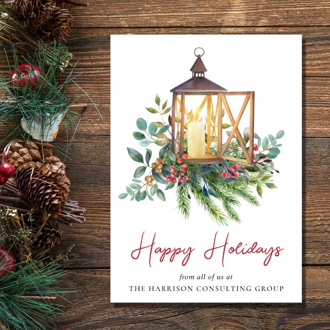 QR-Code für Unternehmen Weihnachten (Spread the joy of the season and strengthen business relationships with our elegant holiday card)