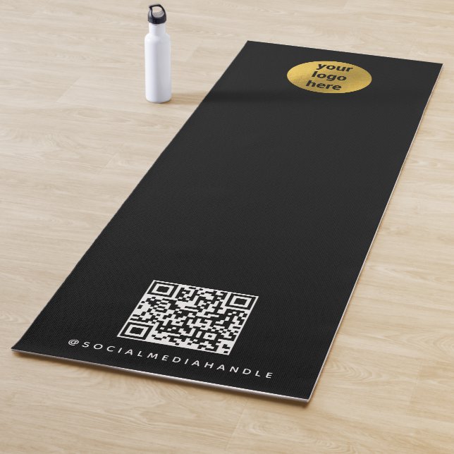 QR-Code für Unternehmen Yoga Studio-Werbeaktion Yogamatte (Beispiel)