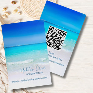 QR-Code für Urlaubsvermietung Ocean Beach Informat Flyer