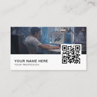 QR-Code für Videospiele Visitenkarte