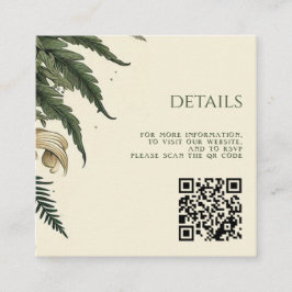 QR-Code für Vintag verzauberten Wald Begleitkarte