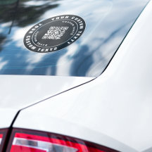 QR-Code für Vinyl, Business Car Window Bumper-Abze