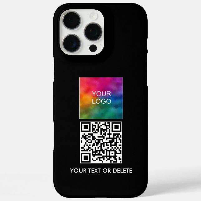 QR-Code für Werbevorlagen Geschäftslogos hochladen Case-Mate iPhone Hülle (Rückseite)