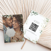 QR-Code für Whimsical Greenery und Gold Foto