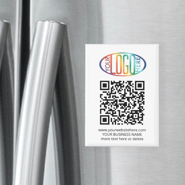 QR Code Generator & Business Logo Werbefläche Magnet (Von Creator hochgeladen)
