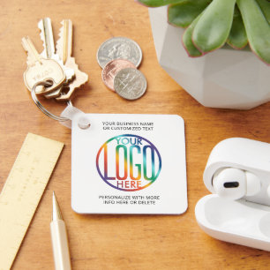 QR Code Generator & Logo Werbeaktion Schlüsselanhänger