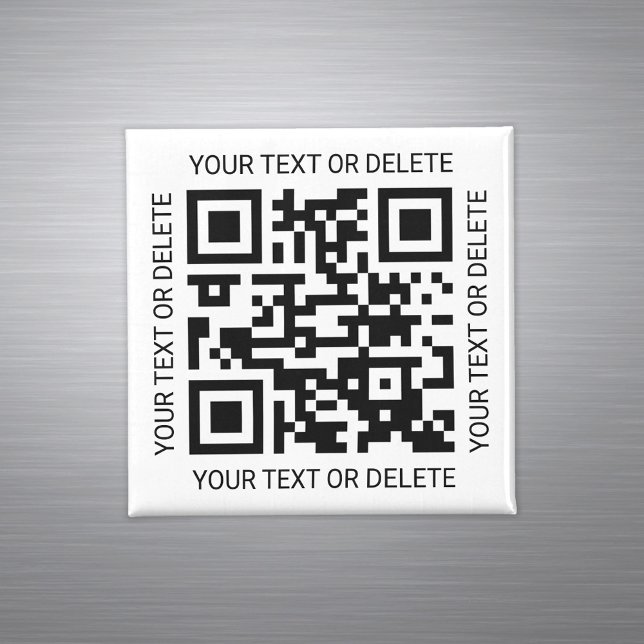 QR Code Generator Modernes Business Promotion Swag Magnet (Von Creator hochgeladen)