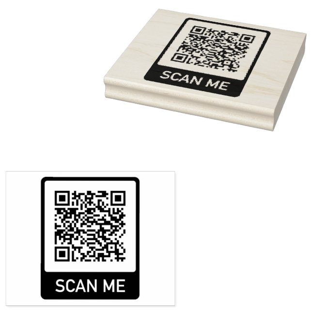 QR-Code-Geschäft Gummistempel (Stempel)