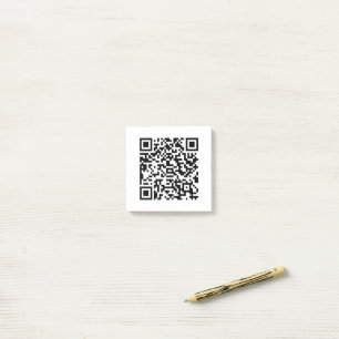 QR-Code-Geschäft Post-it Klebezettel