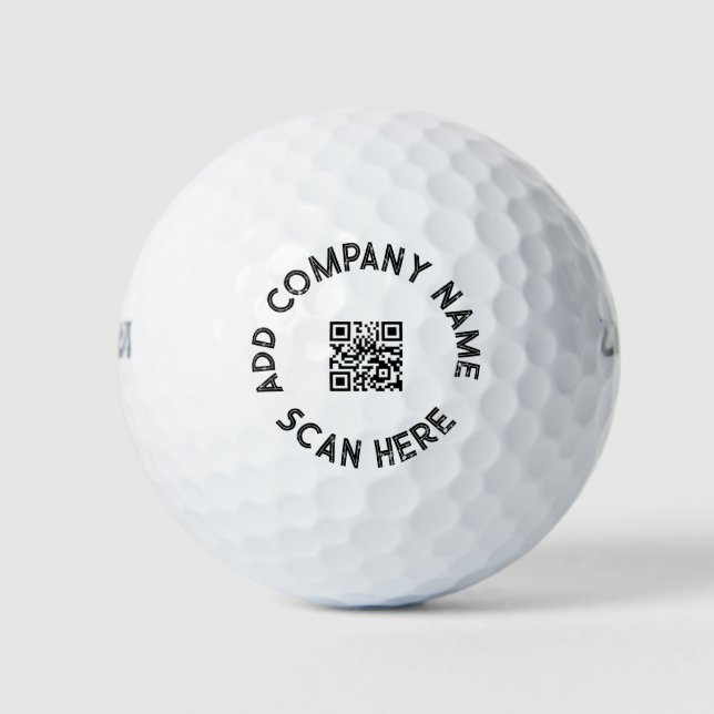 QR-Code-Geschäftsbranding-Promotion-Golfbälle Golfball (Vorderseite)