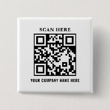 QR-Code-Geschäftsbranding Werbebutton