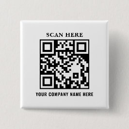 QR-Code-Geschäftsbranding Werbebutton Button