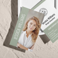 QR-Code Geschäftslogo Modern Professionell Sage