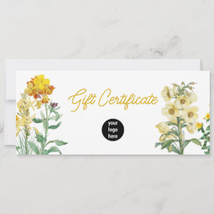 QR-Code-Geschenkgutschein für Blumengeschäfte