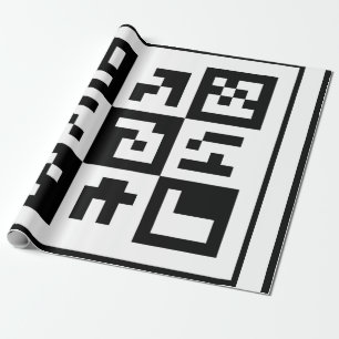 qr Code Geschenkpapier