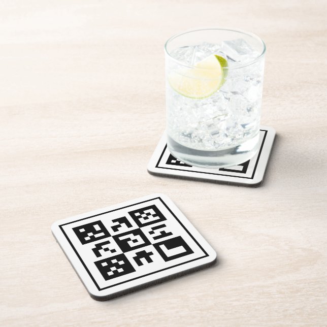 qr Code Getränkeuntersetzer (Rechte Seite)