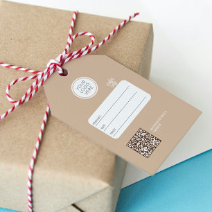 QR-Code-Hang-Preis-Tag für das Business-Logo Geschenkanhänger