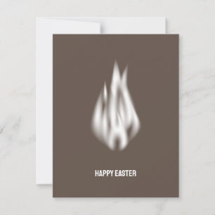 Qr Code Happy Oster Soft White Flame Feiertagskarte