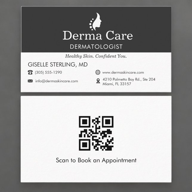 QR-Code Hautarzt Dermatologe Praxis Visitenkarte (Von Creator hochgeladen)