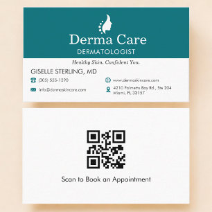 QR-Code Hautpflegezentrum Dermatologe Visitenkarte