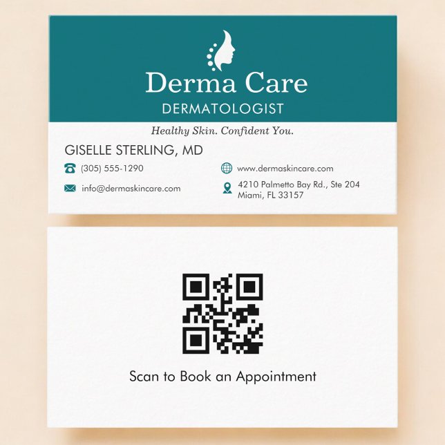 QR-Code Hautpflegezentrum Dermatologe  Visitenkarte (Von Creator hochgeladen)
