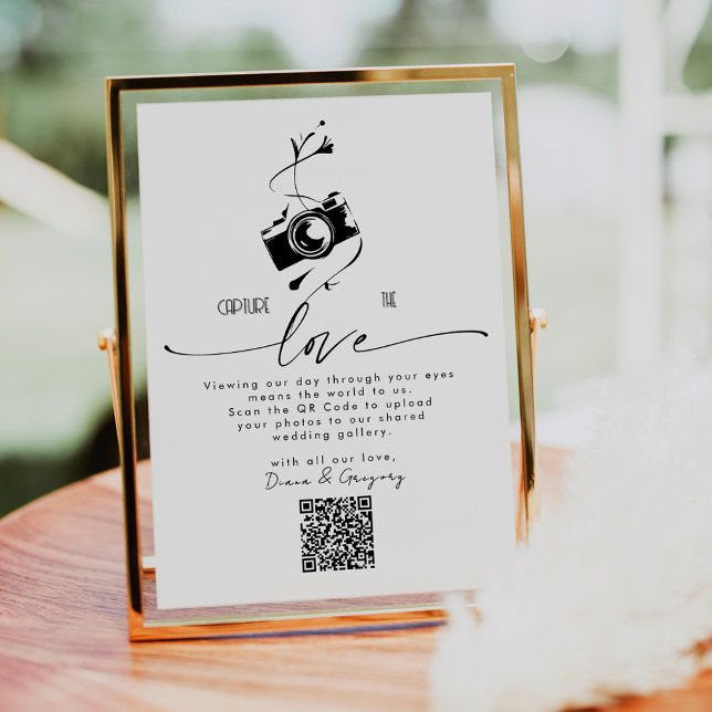 QR-Code Hochladen: Die Liebe einfangen Hochzeitsti (Von Creator hochgeladen)
