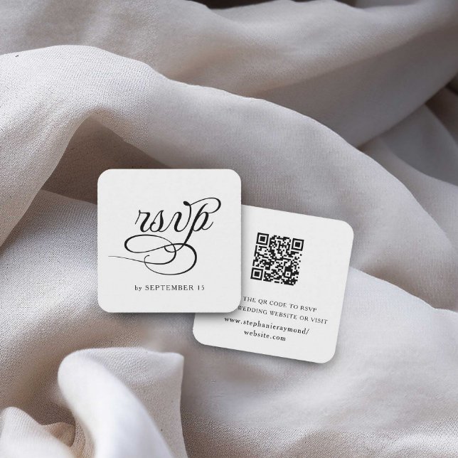 QR-Code Hochzeit RSVP-Karte Begleitkarte (Von Creator hochgeladen)