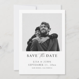Qr Code Hochzeit Save the Date Foto Einladung