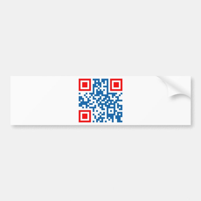 QR-Code-Hrvatska Autoaufkleber (Vorne)