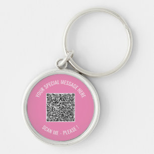 QR-Code Ihre spezielle Nachricht Moderne Überrasch Schlüsselanhänger
