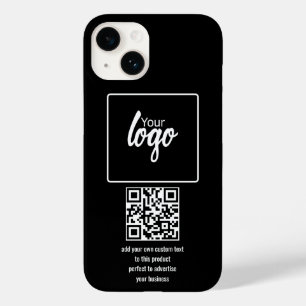 QR-Code Ihres Unternehmens und Text Case-Mate iPhone 14 Hülle