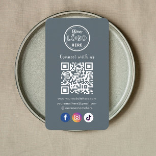 QR-Code in Verbindung mit der angesagten Social Me Visitenkarte
