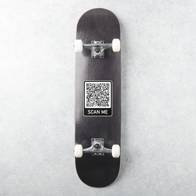 QR-Code-Info Text-Werbemittel-Aufkleber scannen Aufkleber (Skateboard)