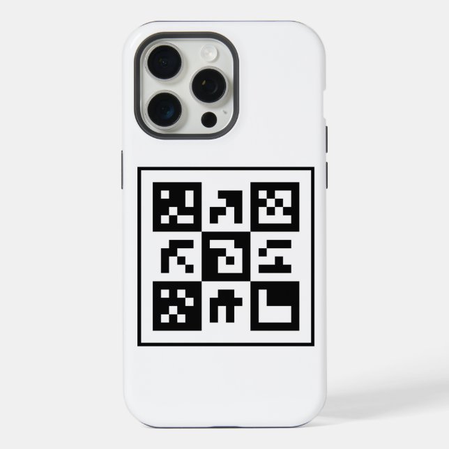 QR-Code iPhone Hülle (Rückseite)