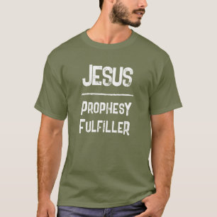 QR-Code Jesus Prophezeiung Erfüller Bibel Christli T-Shirt