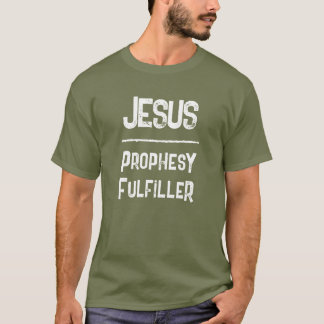 QR-Code Jesus Prophezeiung Erfüller Bibel Christli T-Shirt
